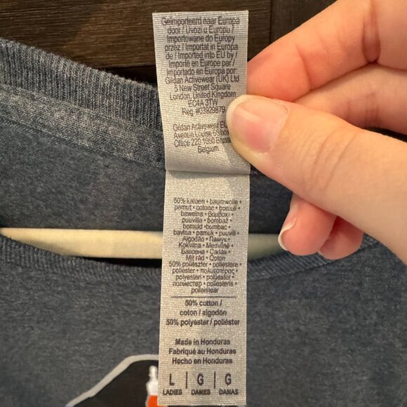 NASA Artemis I Launch Graphic Tee Gray Gildan Cotton Ladies Size L - Picture 7 of 7